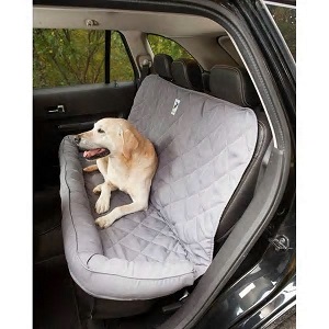 3 Dog Pet Supply Waterproof Pet Car Seat Covers, Gray.