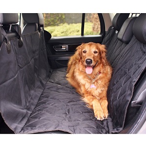 Barksbar Pet Car seat Covers with seat anchors, waterproof and machine washable.