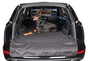 4Knines Quilted and Padded Waterproof SUV Liner for Pets with Bumper Guard, Water Resistant : Automotive : Pet Covers.