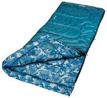 Coleman Youth Rectangle Camo Sleeping Bag.