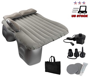 First Class Car Mobile Cushion Air Bed Mattress Inflatable Mattress Twin Airbed Back Seat Car for Travel, Thicker Extended Mattress.