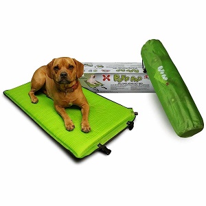 Easy to use Hugs Pet Products Puff Pad Dog Self Inflating Pet Bed.