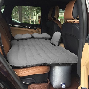 Car Travel Inflatable Cushion back seat Air Bed Mattress, SUV backseat extended mattress with soft comfortable surface.