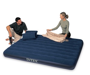 Intex Classic Downy Queen Airbed with 2 Pillows.