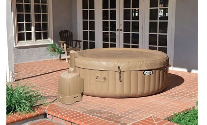 Intex PureSpa Inflatable Bubble Jet Spa Portable Hot Tub Cover.