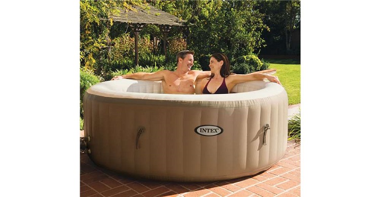 Intex PureSpa Inflatble 4 Person Hot Tub Spa