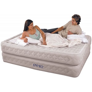 Intex Supreme Air Flow Queen Air Bed Mattress for Guest, Travel or Your Own Sleeping Comfort.