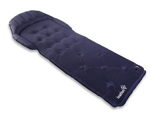 Ivation Air Bed Camping Mattress Cot Portable Inflatable sleeping foam airbed pad, self-inflates and deflates, lightweight for backpack, sleep out, car bed 