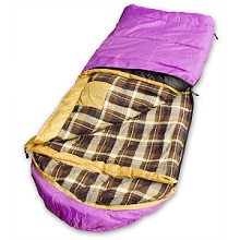 Kid Grizzly Sleeping Bag in Purple for Boys.