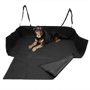 Paws and Pals Car SUV MiniVans Back Trunk Full Cargo Area Liner Dog, Cat Bed Liner protector for Vans, SUVs, Hatchbacks and Station Wagons.