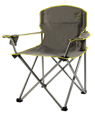 Quik Shade Heavy Duty Folding Camp Chair with 500 lb. weight Capacity.