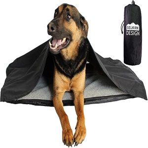 Selirk Inflatable Portable Dog, Puppy, Pet Travel Bed Mattress, Blow up Dog Bed.