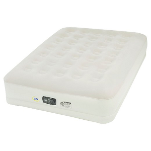 Serta 16 inch raised queen size air mattress Bed with internal ac pump.