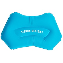 Sierra Designs Inflatable Camping Pillow. With this inflatale camp pillow you can travel light and sleep comfortably. Highly compressile and lightweight camp pillow.