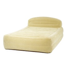 Smart Air Beds Queen Sized Premium Raised Inflatable Air Bed with Ultra-Flocking and Headboard.