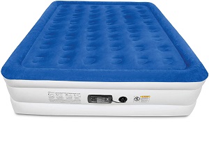Soundasleep King Size Inflatable air mattress bed airbed with electric air pump.