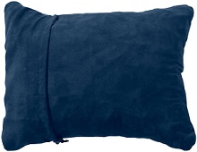 Therm-a-rest Compressible Pillow for camping, travel. Packs smaller and expands bigger.