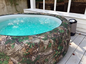 Vanish Spa 6-person Inflatable Portable Hot Tubs Realtree Xtra Camo Green