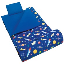 Wildkin Universe Toddler Sleeping Bag for Boys, Out of this World Sleeping Bag.