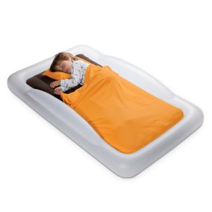 The Shrunks Tuckaire Toddler Inflatable Travel Bed for Young Kids