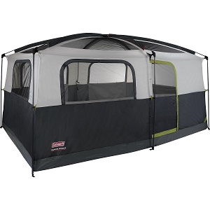 Coleman Signature Prairie Breeze 9-Person Tent with LED Light and Fan System