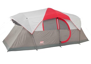 Coleman WeatherMaster 10 Person 2 Room 2 Door Camping Tent.