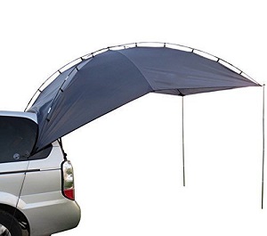 Haskika Awning Camper Trailer SUV Family Tent Shelter To Shield From Sun, Rain, Wind