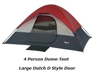 Mountain Trails South Bend 9 x 7 foot 4-Person Sport Dome Tent.