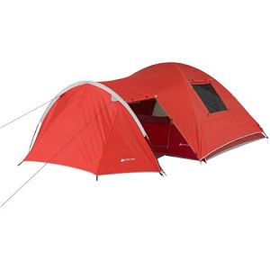 Ozark Trail 4-Person Dome Camping Tent with Vestibule.