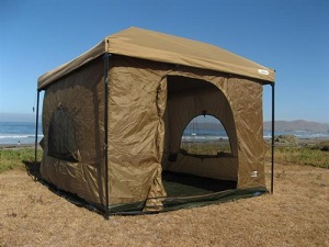 Standing Room 100 Hanging Cabin Tent with 8.5' head room.