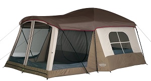 Wenzel Klondike 16 x 11 Foot 8 Person Tent with Screen Porch