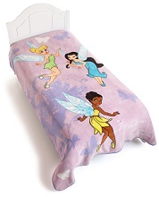 Fairies Butterfly Sparkle Micro Raschel Blanket