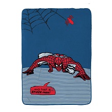 Spiderman Blanket Marvel Multicolored.