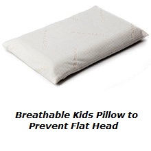 Toddler Pillow Clevamama ClevaFoam Pillow, Cream Lightweight and Breathable.