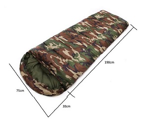 Free Walk Camouflage Envelope Style Sleeping Bag