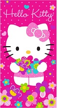 Hello Kitty Bunches of Flowers Kids Sleeping Bag.