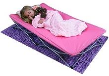 Regalo My Cot Portable Toddler Bed for Girls - Pink Travel Bed.