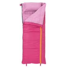 Slumberjack Outdoor Children's Sleeping Pad, Bag for Girls - 40 degree youth pink sleeping bag for camping.
