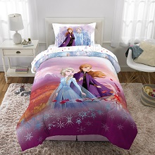 Frozen 2 Kids Bed in a Bag Bedding Set with Reversible Comforter, Spirit of Nature