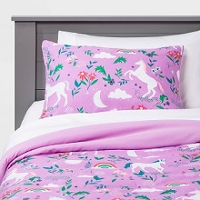 Unicorn Comforter Set Pillowfort 2-Piece Toddler Bedding Set for Girls