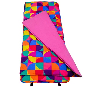 Wildkin Nap Mat Pinwheel Design Bright Colors