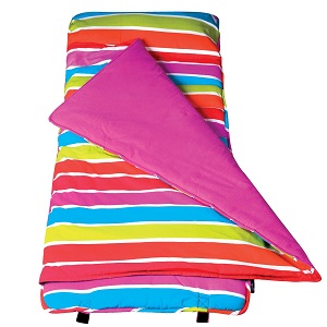 Wildkin Nap Mat - Bright Stripes and colors.