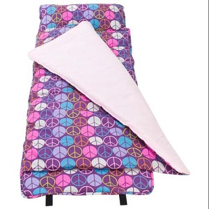 Wildkin Peace Signs Purple Nap Mat