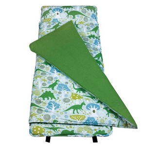 Wildkin Sleeping Mat - Wildkin Dinomite Original Nap Mat for kids, padded bottom, built-in pillow.